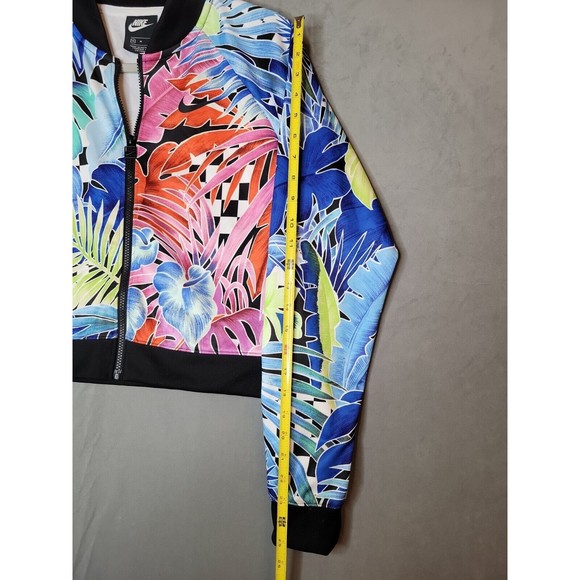 Nike Jacket Women's Medium Full Zip Floral Colorful Activewear AR2220-010 EUC! - Picture 15 of 15